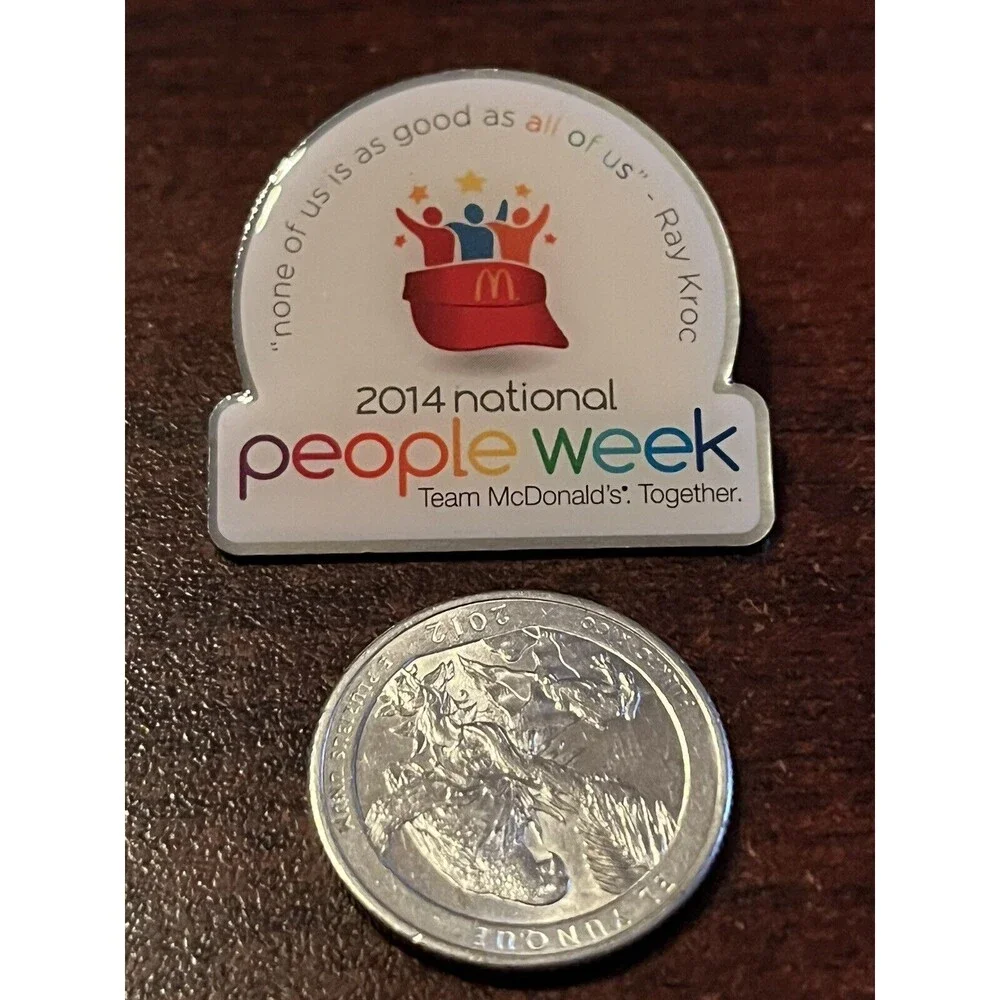 McDonald’s 2014 National‎ People Week Ray Kroc Employee Lapel Hat Pin